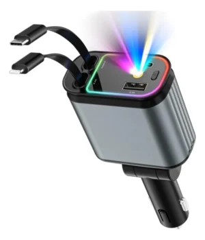 CARGADOR 4 EN 1 DE AUTO C9