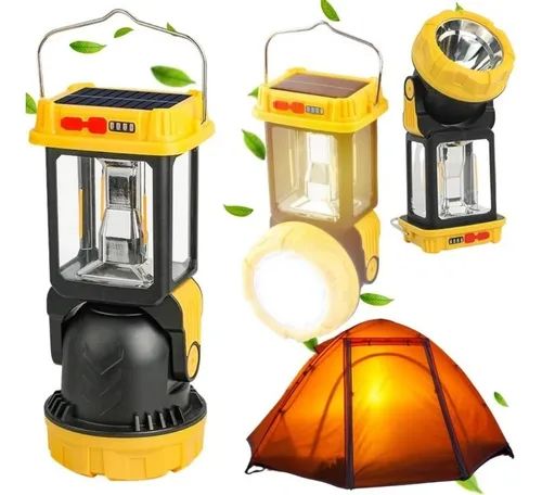 FAROL LINTERNA CABEZAL MOVIL RECARGABLE USB
