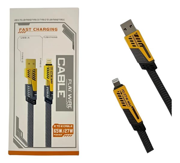 CABLE CARGADOR 4 EN 1 SPRING DATA CABLE TURBO