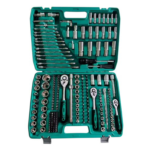 LLAVE TUBO MALETIN COMPLETO 216 PCS