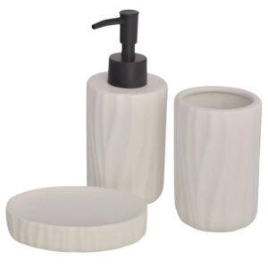SET DE BAÑO X3 PCS CERAMICA