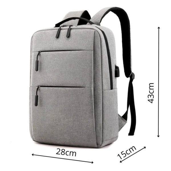MOCHILA DOBLE CIERRE PARA NOTEBOOK