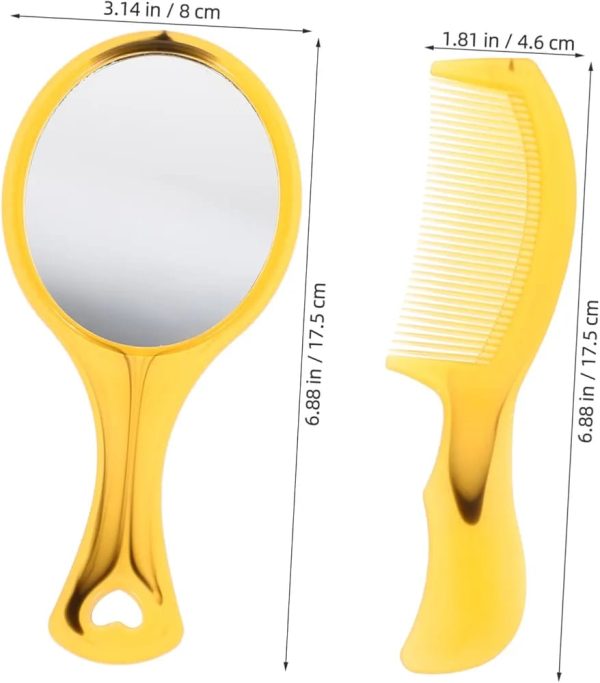 JUEGO DE PEINE Y ESPEJO