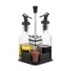 CONDIMENT SET ACEITERA VINAGRERA SALERO PIMENTERO
