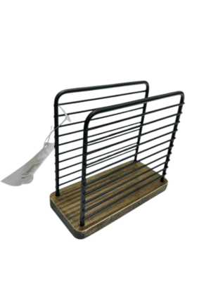 SERVILLETERO MADERA Y METAL